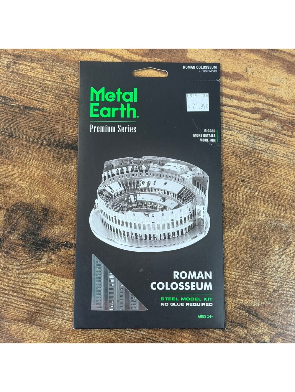 Metal Earth Premium Series Roman Colosseum Steel Model Kit New Sealed ICX025
